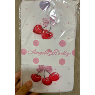 アンジェリックプリティー(Angelic Pretty)のangelic pretty Wrapping Cherry タイツ　シロ(タイツ/ストッキング)