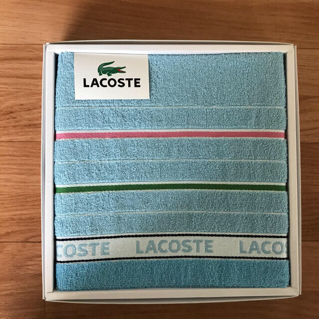 LACOSTE(ラコステ)の【未使用】LACOSTE ラコステ スポーツタオル フェイスタオル 1枚 インテリア/住まい/日用品の日用品/生活雑貨/旅行(タオル/バス用品)の商品写真