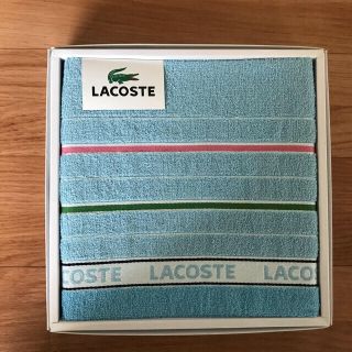 ラコステ(LACOSTE)の【未使用】LACOSTE ラコステ スポーツタオル フェイスタオル 1枚(タオル/バス用品)