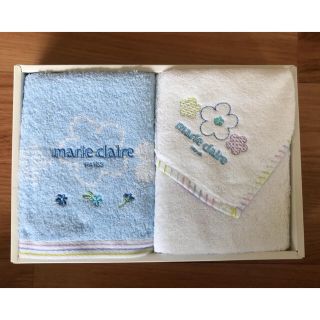 マリクレール(Marie Claire)の【ハク〜ナマタ〜タ様専用】マリークレール フェイスタオル 2枚(タオル/バス用品)