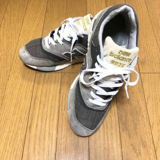 ニューバランス(New Balance)のニューバランス スニーカー ML997.5 グレー グレンチェック(スニーカー)