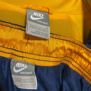 NIKE - NIKE ナイロンジャケット パンツ セットアップ デカロゴ ゆるだ