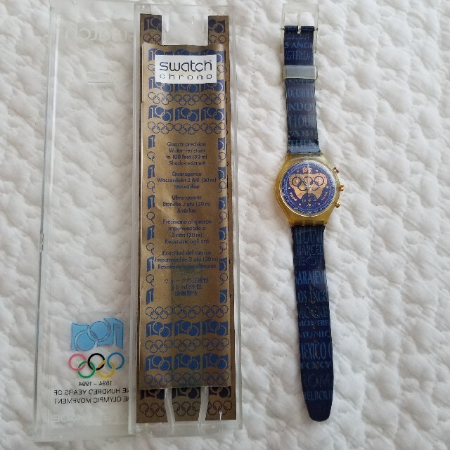 swatch(スウォッチ)のswatch　オリンピックモデル　ジャンク品 メンズの時計(腕時計(アナログ))の商品写真