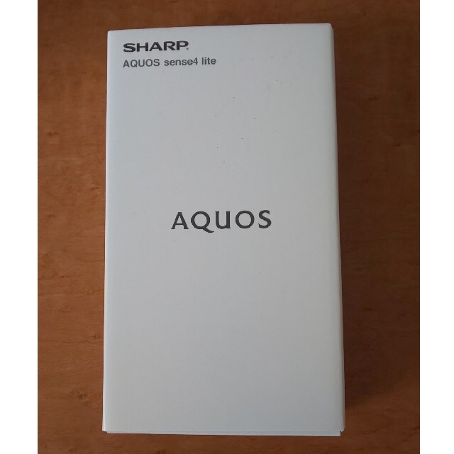 新品未使用 AQUOS sence4 lite SH-RM15 ブラック - スマートフォン本体