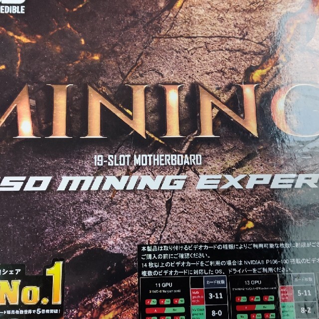 B250 Mining expertスマホ/家電/カメラ