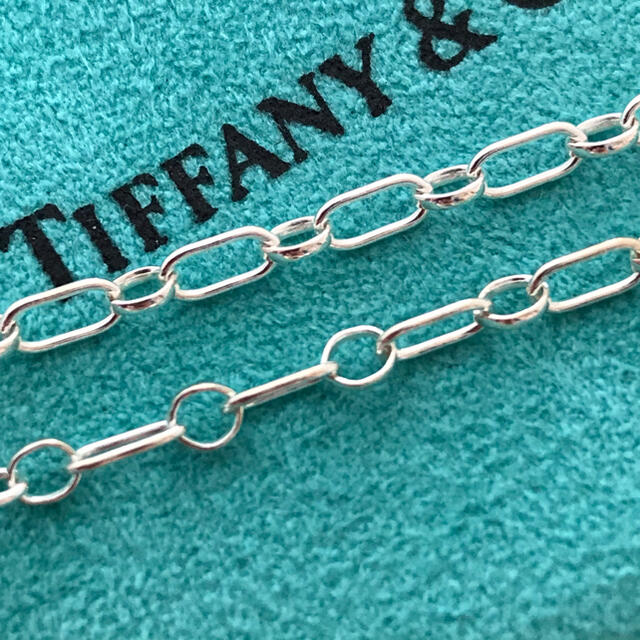 Tiffany ラージオーバルキー ロング チェーンネックレス　美品ネックレス