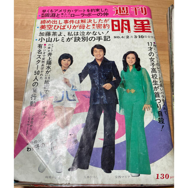 明星 エンタメ/ホビーの雑誌(アート/エンタメ/ホビー)の商品写真