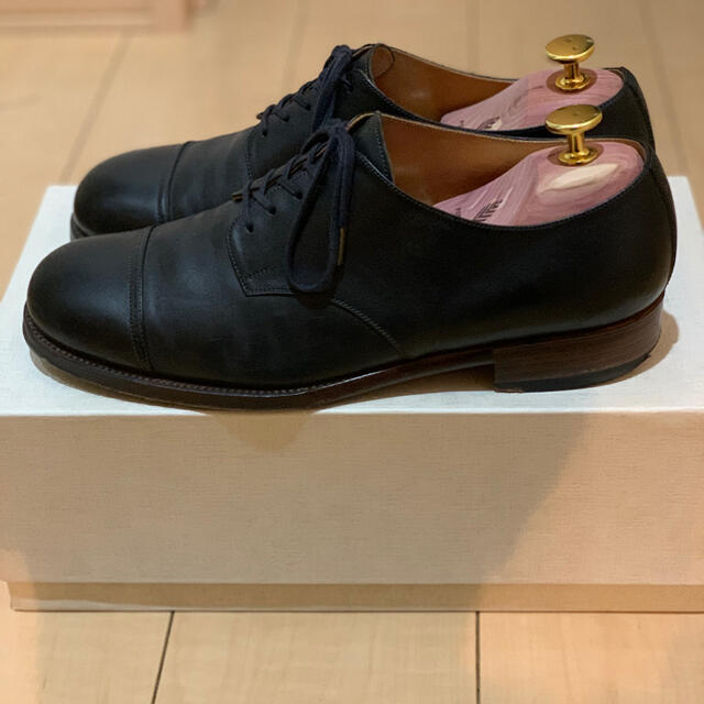 foot the coacher(フットザコーチャー)のforme フォルメ 黒 ドレスシューズ 4.5  日本製パラブーツシャンボード メンズの靴/シューズ(ドレス/ビジネス)の商品写真