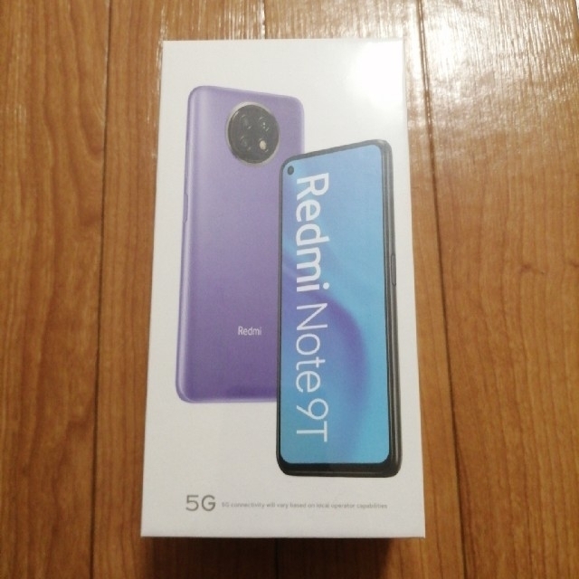 [新品 未開封]Xiaomi Redmi Note 9T　ナイトフォール　ブラッ