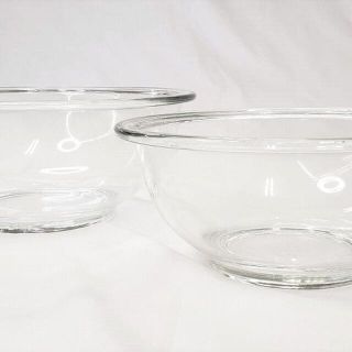 パイレックス(Pyrex)の送料込 パイレックス　ガラスボール　2点セット　共箱付　DC-3(調理道具/製菓道具)