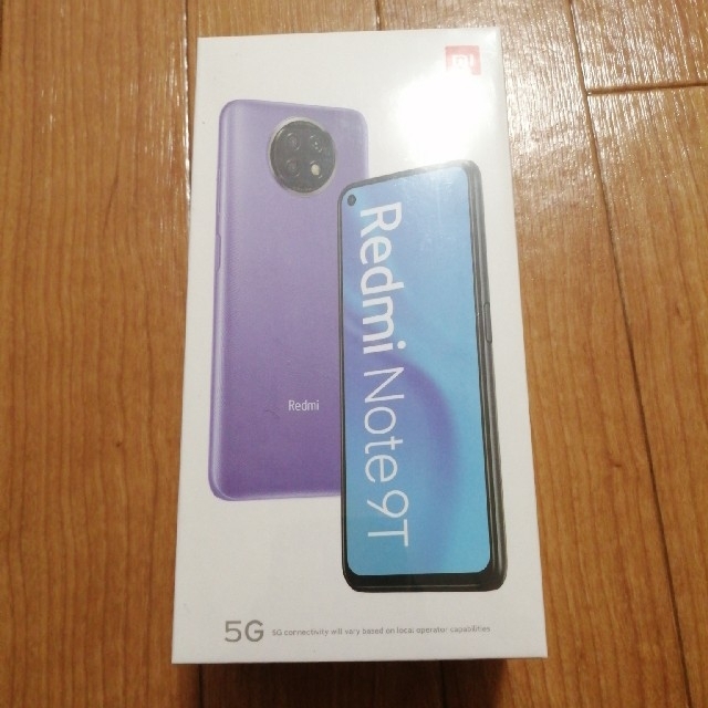[新品 未開封]Xiaomi Redmi Note 9T スマホ/家電/カメラのスマートフォン/携帯電話(スマートフォン本体)の商品写真