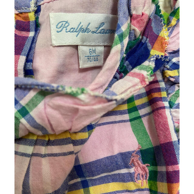 Ralph Lauren(ラルフローレン)のラルフローレン　ワンピース　セットアップ キッズ/ベビー/マタニティのベビー服(~85cm)(ワンピース)の商品写真