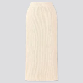 ユニクロ(UNIQLO)のリブタイトロングスカート XS(ロングスカート)