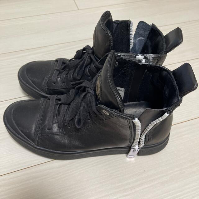 DIESEL(ディーゼル)のDiesel レザーシューズ 25.5cm black メンズの靴/シューズ(ドレス/ビジネス)の商品写真