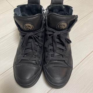 ディーゼル(DIESEL)のDiesel レザーシューズ 25.5cm black(ドレス/ビジネス)