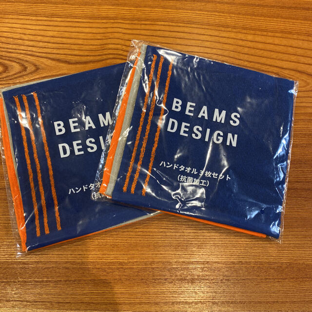 BEAMS(ビームス)のビームス　ハンドタオル　3枚セット　2個 レディースのファッション小物(ハンカチ)の商品写真