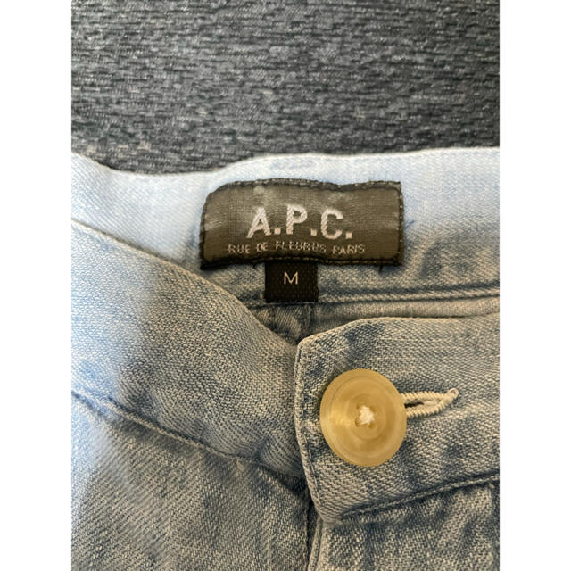 A.P.C(アーペーセー)の値下げ。A.P.C. アーペーセー デニムショートパンツ ヴィンテージ ショーツ メンズのパンツ(ショートパンツ)の商品写真