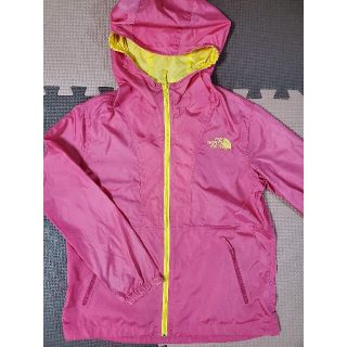 ザノースフェイス(THE NORTH FACE)のウインドブレーカー150ピンク(ジャケット/上着)