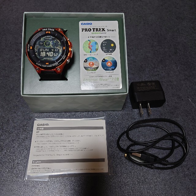 CASIO(カシオ)のcasio WSD-F20 オレンジ メンズの時計(腕時計(デジタル))の商品写真