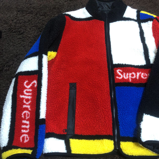 Supreme(シュプリーム)のSupreme reversible colorblocked fleece M メンズのジャケット/アウター(ブルゾン)の商品写真