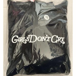 ジーディーシー(GDC)のGirls don’t cry エンジェル フーディ 黒 M(パーカー)