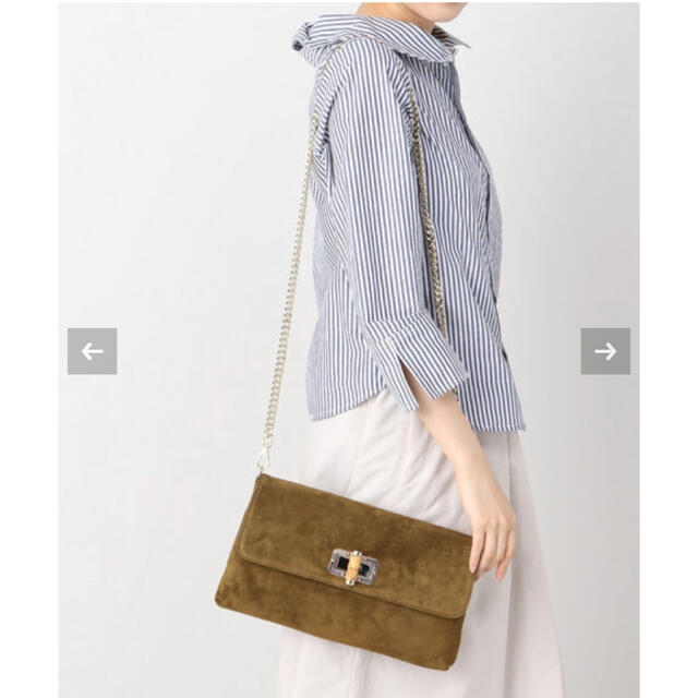 L'Appartement DEUXIEME CLASSE(アパルトモンドゥーズィエムクラス)のSandra Roberts Banboo Clutch Bag バッグ レディースのバッグ(ショルダーバッグ)の商品写真