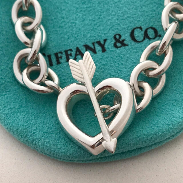 Tiffany ハート アロー トグル ネックレス　美品   フリマアプリ ラクマ