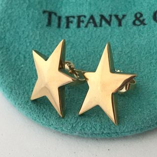 ティファニー(Tiffany & Co.)のTiffany  K18YG ラヴィングスター ピアス(ピアス)