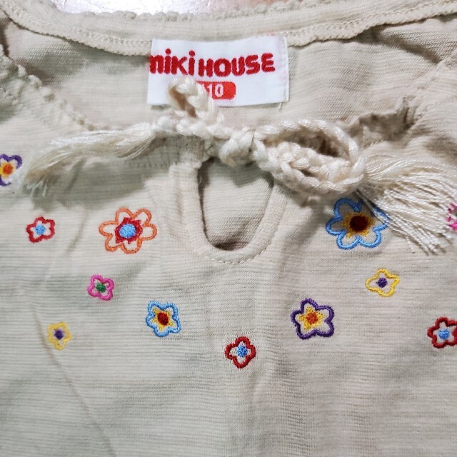 mikihouse(ミキハウス)のMIKI HOUSE　タンクトップ　110 キッズ/ベビー/マタニティのキッズ服女の子用(90cm~)(Tシャツ/カットソー)の商品写真