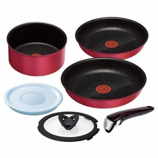 T-faL インジニオネオIHルビーエクセレンス/ソースパン2個