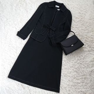 トゥービーシック(TO BE CHIC)の美品！トゥービーシック ワンピーススーツ上下セット XL(スーツ)