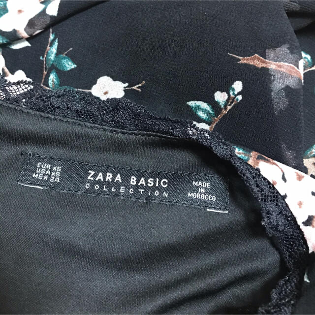 ZARA(ザラ)の花柄ワンピース　ZARA レディースのワンピース(ロングワンピース/マキシワンピース)の商品写真