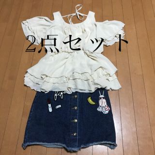 セシルマクビー(CECIL McBEE)のセシルマクビートップス　ミニスカート(チュニック)