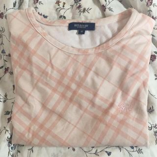 バーバリー(BURBERRY)のBURBERRY London 古着 バーバリー Tシャツ ピンク(Tシャツ(半袖/袖なし))