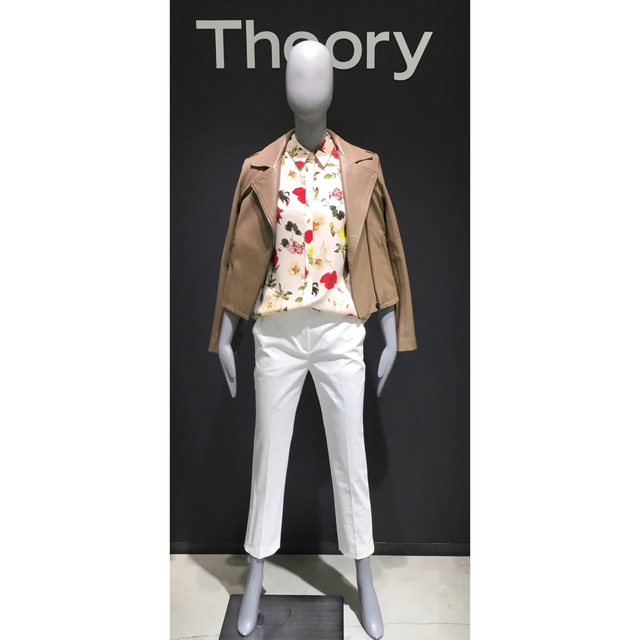 theory(セオリー)のTheory 18aw ライダースジャケット 定価10.6万円 レディースのジャケット/アウター(ライダースジャケット)の商品写真