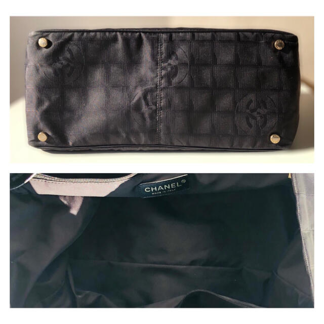 CHANEL(シャネル)のシャネル　バッグ　トート　ハンドバッグ　ニュートラベルライン　MM　黒　A4 レディースのバッグ(トートバッグ)の商品写真