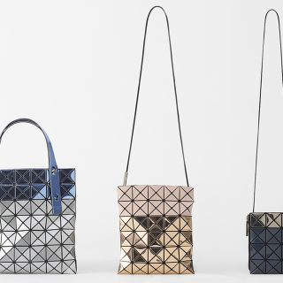 イッセイミヤケ(ISSEY MIYAKE)の希少バオバオ　ショルダーバック　プラチナムマーメイド　ゴールドピンク(ショルダーバッグ)