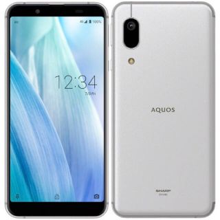 アクオス(AQUOS)のshv48 AQUOS sense3 basic 【新品・未使用】シルバー.(スマートフォン本体)