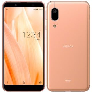 アクオス(AQUOS)のshv48 AQUOS sense3 basic 【新品・未使用】カッパー.(スマートフォン本体)