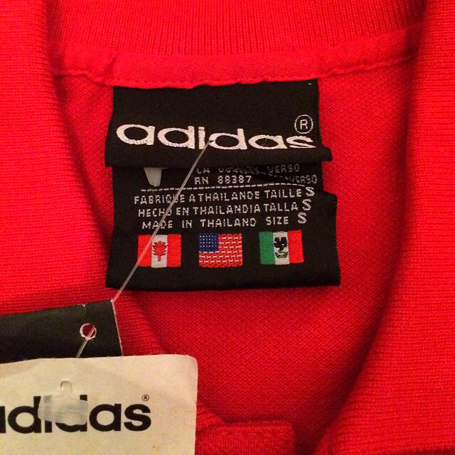 adidas(アディダス)のadidas 80s 90s 激レア‼️ワンポイントロゴ‼️タグ付き未使用品‼️ メンズのトップス(ポロシャツ)の商品写真