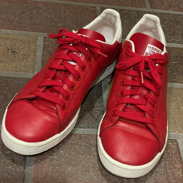 adidas(アディダス)のアディダスadidas スタンスミス stan smith`90 赤 26cm  メンズの靴/シューズ(スニーカー)の商品写真