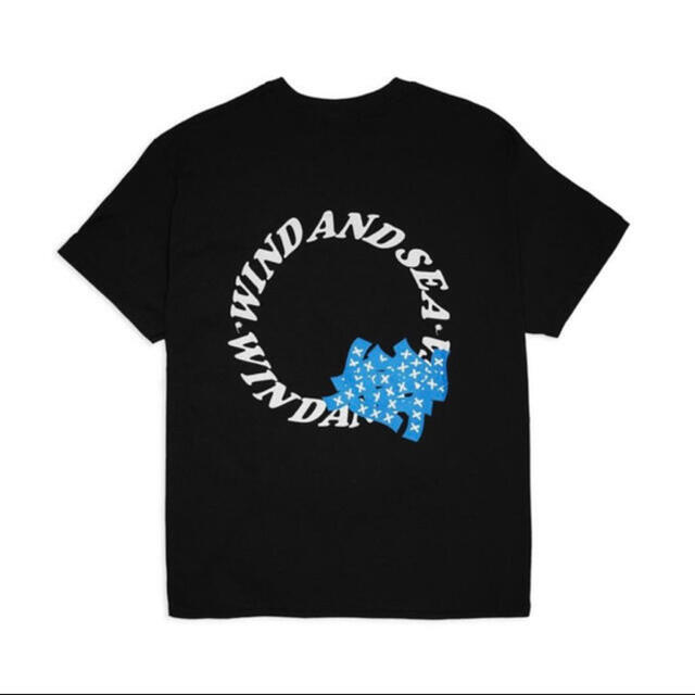 WIND AND SEA GOD SELECTION XXX Tシャツ 黒 L 可愛いクリスマスツリー