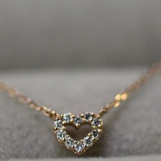 ヴァンドームアオヤマ(Vendome Aoyama)のSAKU様専用　ヴァンドーム青山 K18PG ハート ダイヤモンドネックレス(ネックレス)