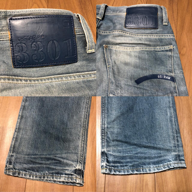 G-STAR RAW(ジースター)の3301 G-STAR RAWのデニムW30  メンズのパンツ(デニム/ジーンズ)の商品写真