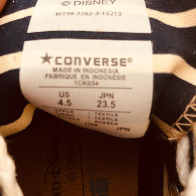 CONVERSE(コンバース)の★レア★ディズニー ダッフィーコラボ コンバース レディースの靴/シューズ(スニーカー)の商品写真