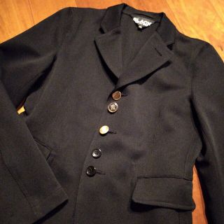 ブラックコムデギャルソン(BLACK COMME des GARCONS)の【XS】ブラックコムデギャルソン ジャケット(テーラードジャケット)