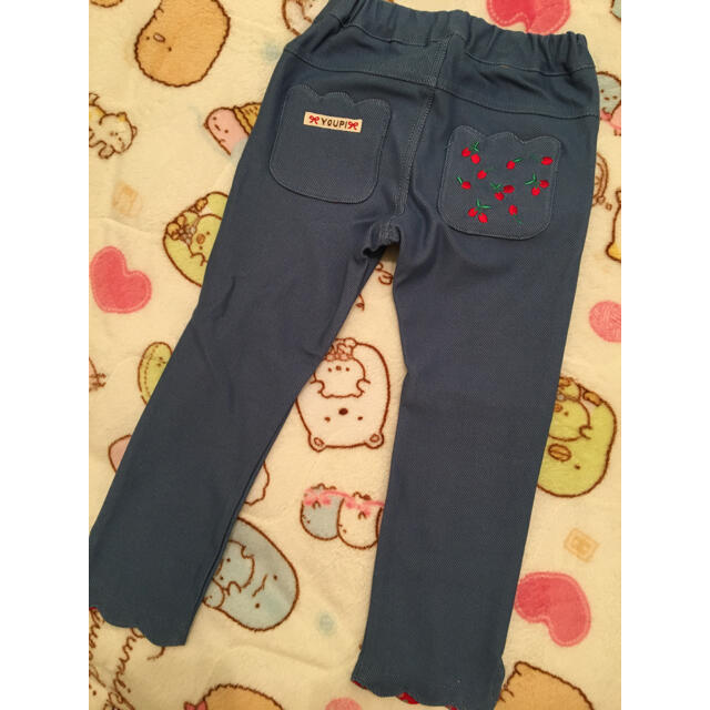 Youpi!(ユッピー)のユッピー　新品　110  デニム風パンツ キッズ/ベビー/マタニティのキッズ服女の子用(90cm~)(パンツ/スパッツ)の商品写真