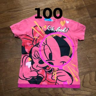 ディズニー(Disney)の美品 ディズニー ミニー Tシャツ 半袖シャツ 100 110 ディズニーランド(Tシャツ/カットソー)