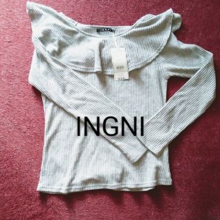 イング(INGNI)の★　購入より１ヶ月後発送★半額新品　INGNI★グレー(カットソー(長袖/七分))