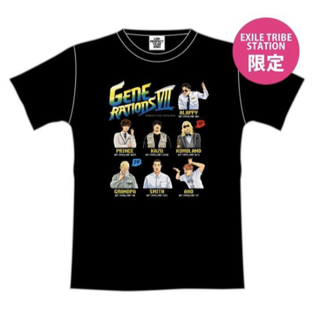 GENERATIONS PERFECT LIVE ETS限定キャラクターTシャツ